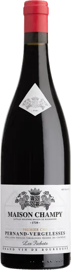 vue du vin Champy Pernand-Vergelesses 1er Cru "les Fichots" 2015