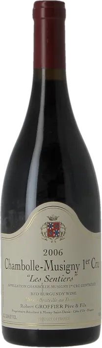 illustration du vin Chambolle-Musigny 1er Cru les Sentiers