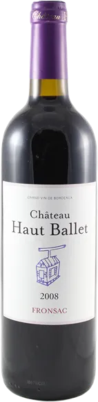 photo du vin Château Haut Ballet Rouge 2008