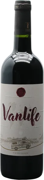 vue du vin Vanlife Rouge 2022 Château du Garde