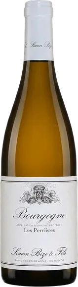 vue du vin Bourgogne les Perrières Blanc 2022 Domaine Simon Bize