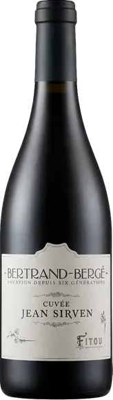 vue du vin Fitou Cuvée Jean Sirven Rouge 2022 Domaine Bertrand-Bergé