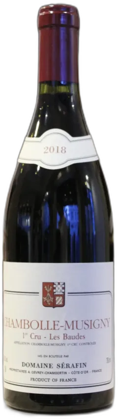 photos du vin Chambolle Musigny 1er Cru les Baudes 2018 Serafin