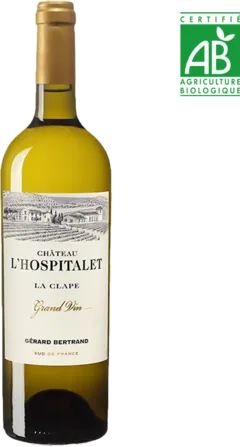 aperçu du vin Gérard Bertrand Château l’Hospitalet la Clape Grand Vin Blanc 2021