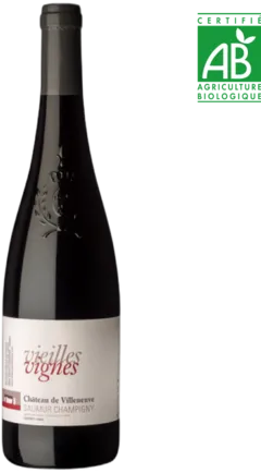 photo du vin Château de Villeneuve Vieilles Vignes Saumur-Champigny Rouge 2021