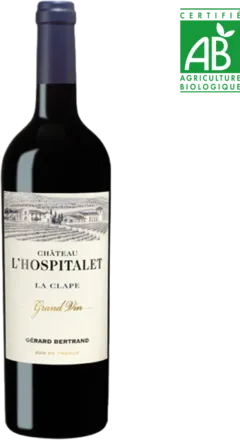 image du vin Gérard Bertrand Château l’Hospitalet la Clape Grand Vin Rouge 2022