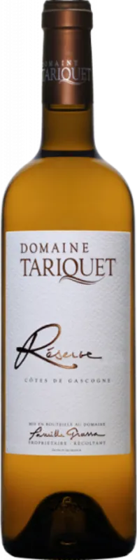 capture du vin Domaine Tariquet Réserve Côtes de Gascogne Blanc 2021