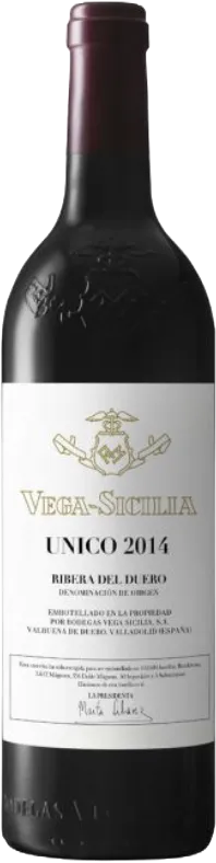 photo du vin Vega Sicilia Unico Ribera Del Duero Espagne Rouge 2014