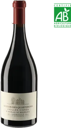 photo du vin Domaine Amirault Clos des Quarterons les Vieilles Vignes Saint-Nicolas-de-Bourgueil Rouge 2022