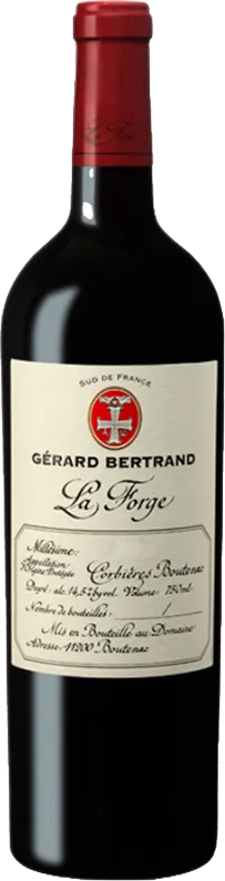 vue du vin Gérard Bertrand la Forge Corbières Boutenac Rouge 2022
