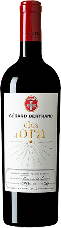 vue du vin Gérard Bertrand Clos d’Ora Minervois la Livinière Rouge 2021