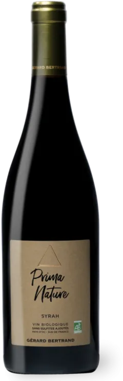 photo du vin Gérard Bertrand Prima Nature Syrah Rouge 2022