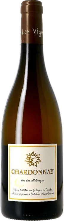 vue du vin Chardonnay Igp Vin des Allobroges