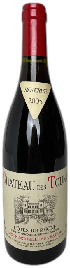 photo du vin Côtes-du-Rhône Réserve 2005 Château des Tours