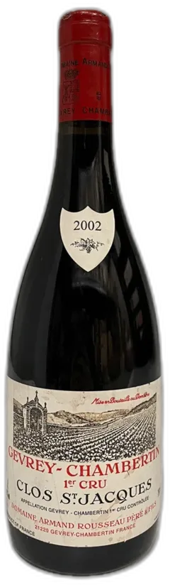 illustration du vin Gevrey-Chambertin 1er Cru Clos Saint-Jacques 2002 Domaine Armand Rousseau