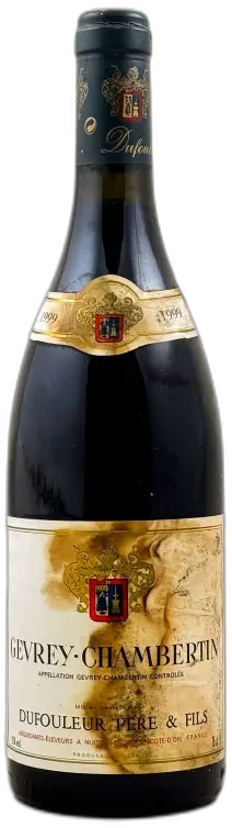 illustration du vin Dufouleur Père & Fils Gevrey Chambertin 1999
