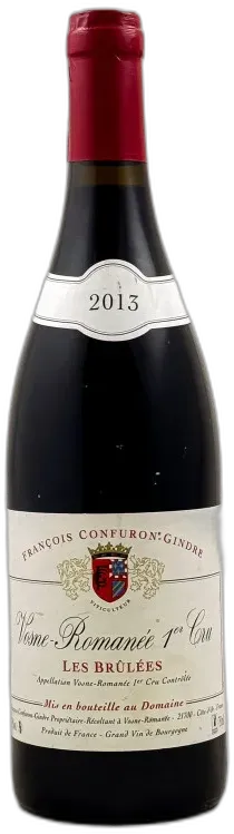 illustration du vin Confuron Gindre Vosne Romanée 1er Cru "les Brulées" 2013
