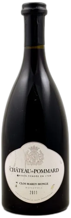 photo du vin Château de Pommard Pommard "Clos Marey Monge" 2011