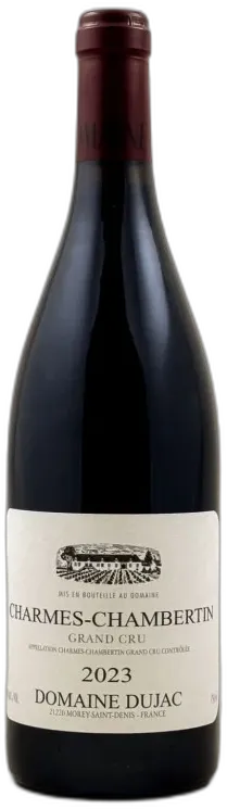 vue du vin Dujac Charmes Chambertin 2023