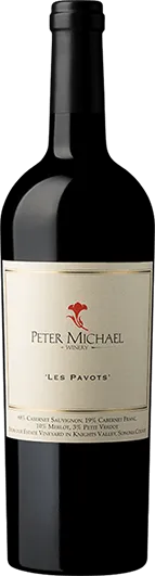 photo du vin Peter Michael Winery "les Pavots" Estate Cabernet Sauvignon Blend 2018