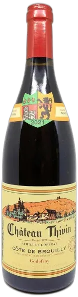 photo du vin Château Thivin Godefroy 2021