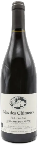 aperçu du vin Mas des Chimères Nuit Grave 2022