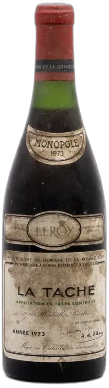 photos du vin Domaine de la Romanee Conti la Tâche Grand Cru