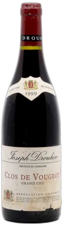 photos du vin Drouhin Joseph Clos de Vougeot Grand Cru 1999