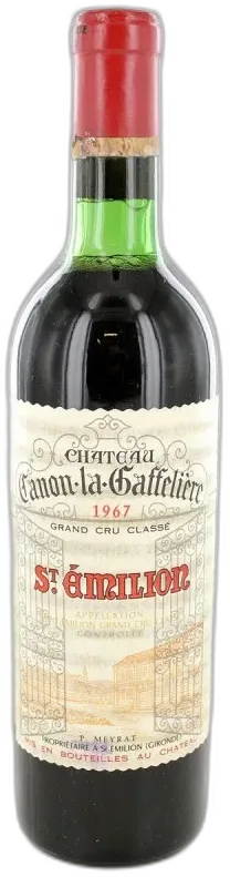 illustration du vin Château Canon la Gaffelière 1967