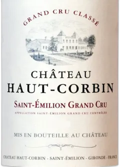 illustration du vin Château Haut Corbin 2001