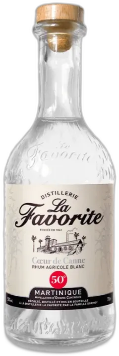 image du vin Rhum Agricole Blanc "Coeur de Canne" Distillerie la Favorite