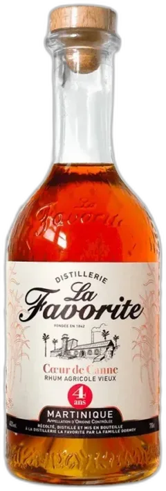 image du vin Vieux "Coeur de Canne" 4 Ans Distillerie la Favorite