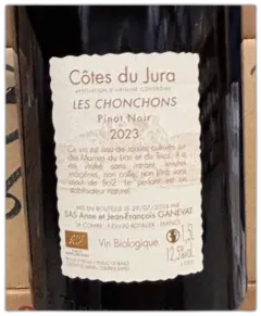 photo du vin Anne & Jean-François Ganevat Côtes du Jura Pinot Noir les Chonchons 2023 Magnum