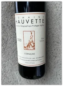 photo du vin Domaine Hauvette Baux de Provence Cornaline