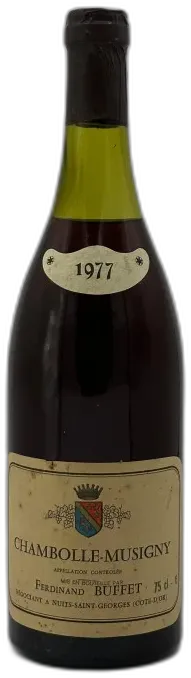 illustration du vin Chambolle Musigny 1977 Ferdinand Buffet75cl
