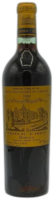 vue du vin Château d’Issan 1939 Margaux Grand Cru Classé