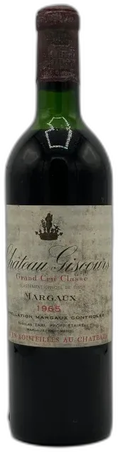 aperçu du vin Château Giscours 1965 Margaux 3ème Grand Cru Classé