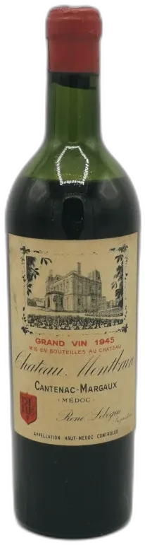 photo du vin Château Montbrun 1945 Cantenac Margaux