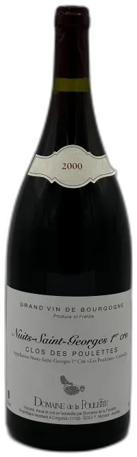 image du vin Nuits Saint Georges 1er Cru Clos des Poulettes 2000 Domaine de la Poulette