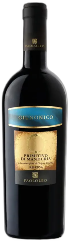 photo du vin Primitivo di Manduria Riserva Doc Giunonico Paolo Leo 2018