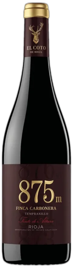 image du vin Rioja Doca Tempranillo 875m Finca Carbonera el Coto de Rioja 2021