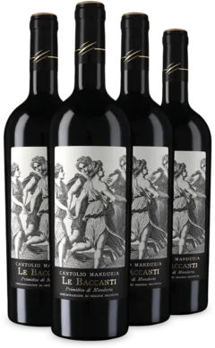 image du vin de le Baccanti Primitivo di Manduria 2024 Gold