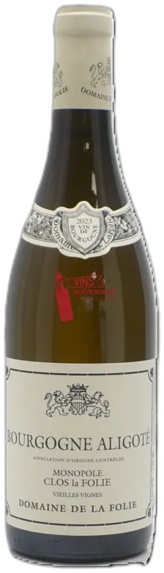 image du vin Domaine de la Folie Bourgogne Aligoté 2023