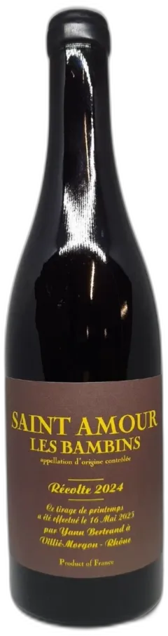 photos du vin Yann Bertrand les Bambins, Saint-Amour