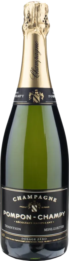 vue du vin Pompon Champy Champagne Cuvee Tradition Zero Dosage