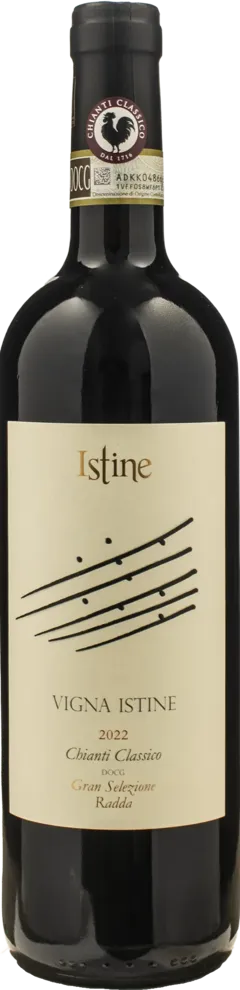 capture du vin Istine Chianti Classico Radda Gran Selezione Vigna Istine
