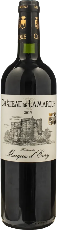 vue du vin Chateau de Lamarque Haut Medoc 2015