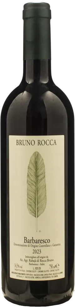 vue du vin Bruno Rocca Barbaresco 2023