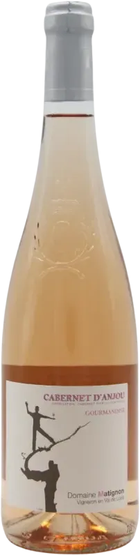 vue du vin Cabernet d’Anjou Gourmandise 2024 Domaine Matignon