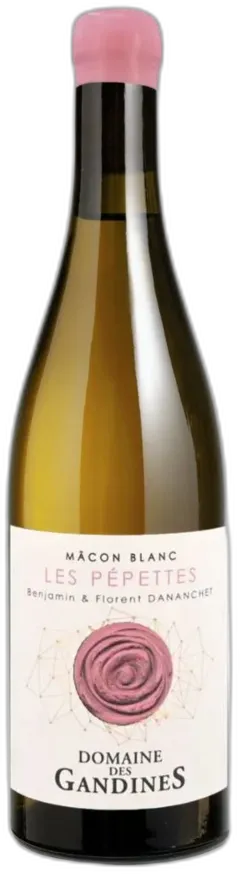 photo du vin Domaine des Gandines Mâcon "les Pépettes" Blanc Sec 2023